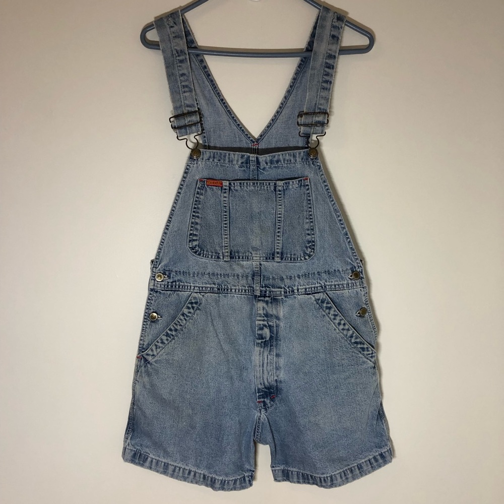 Ikeda denim overalls shorts vintage 100% cotton Size M